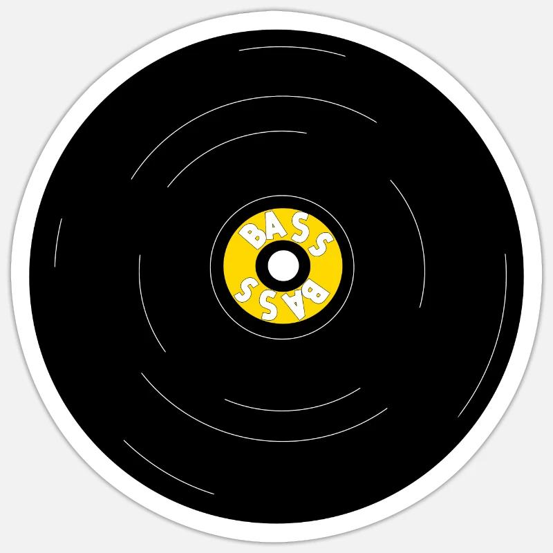 bas Sticker størrelse S (10 x 10 cm)