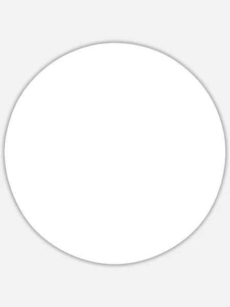 duisburg, skyline, weiss, kreis - Sticker Größe S (10 x 10 cm) - Mattweiß