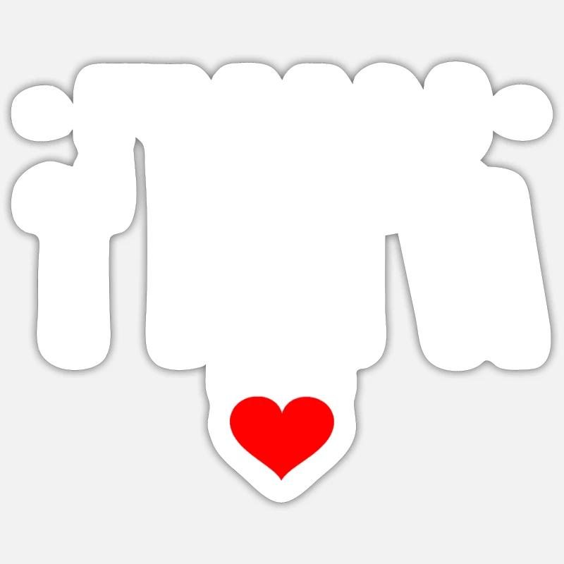 FUTURE TATA - Sticker taille S (10 x 10 cm) - blanc mat
