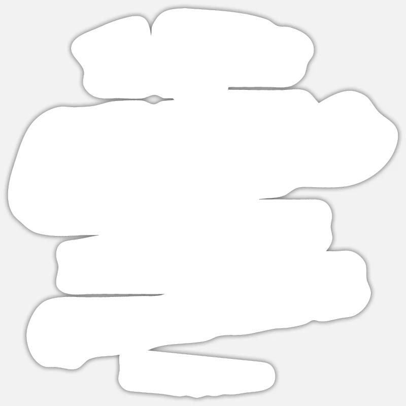 JE SUIS CHAUVE AVEC UNE QUEUE DE CHEVAL Sticker taille S (10 x 10 cm)