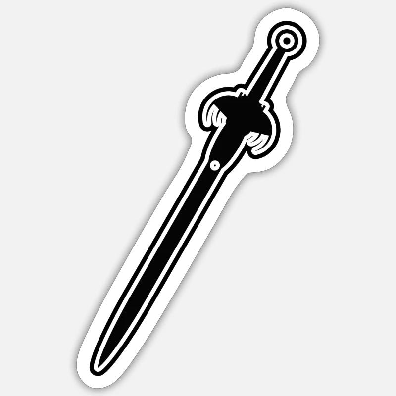 Épée Sticker taille S (10 x 10 cm)