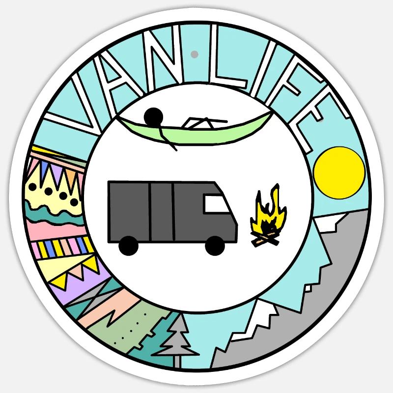 Sticker taille S (10 x 10 cm) - 