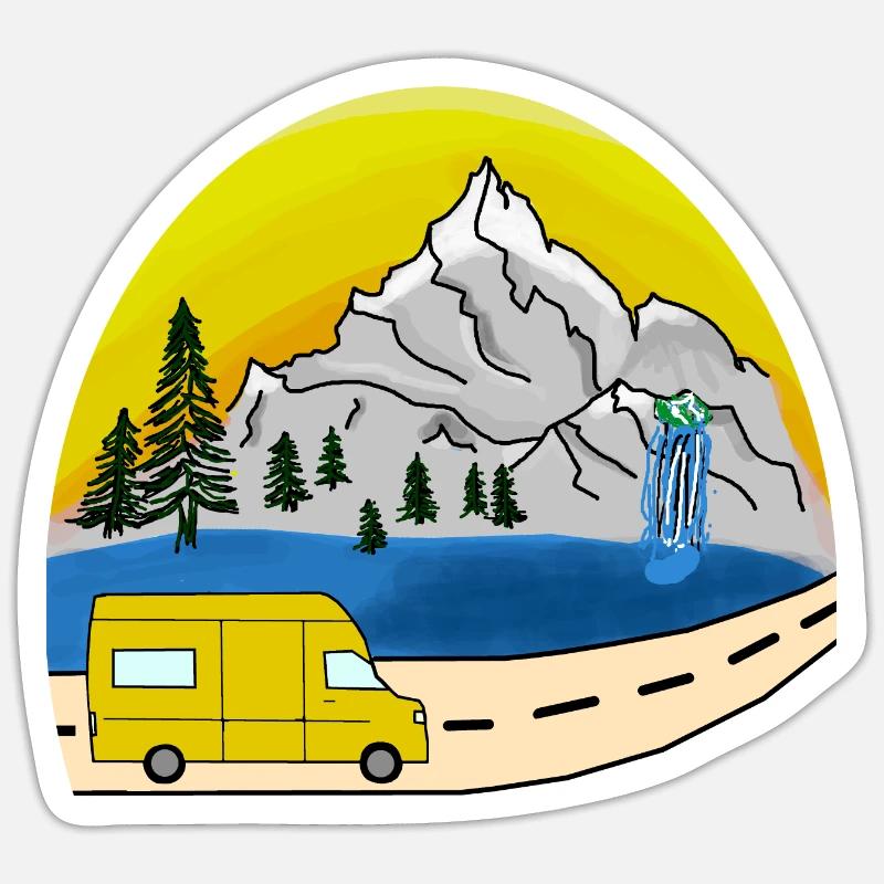 Sticker Größe S (10 x 10 cm) - 