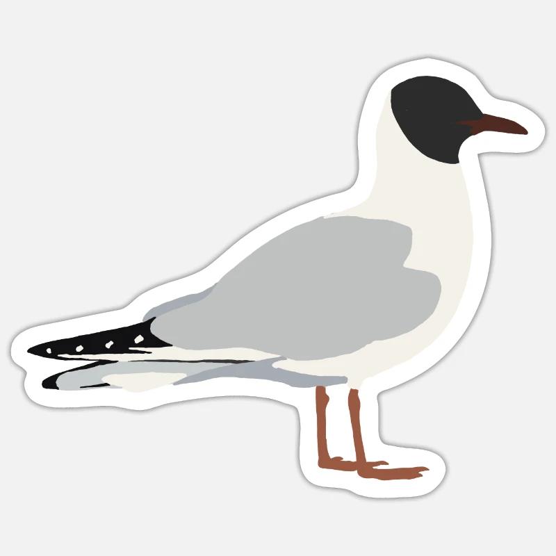 Lamööwe - Sticker taille S (10 x 10 cm) - blanc mat