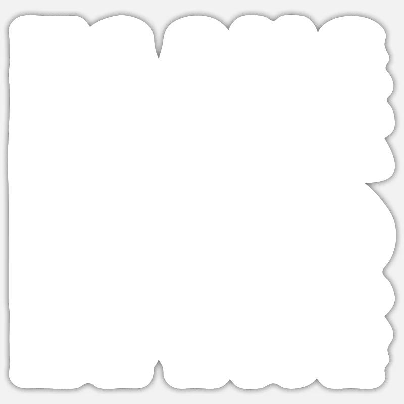 foyer - Sticker taille S (10 x 10 cm) - blanc mat
