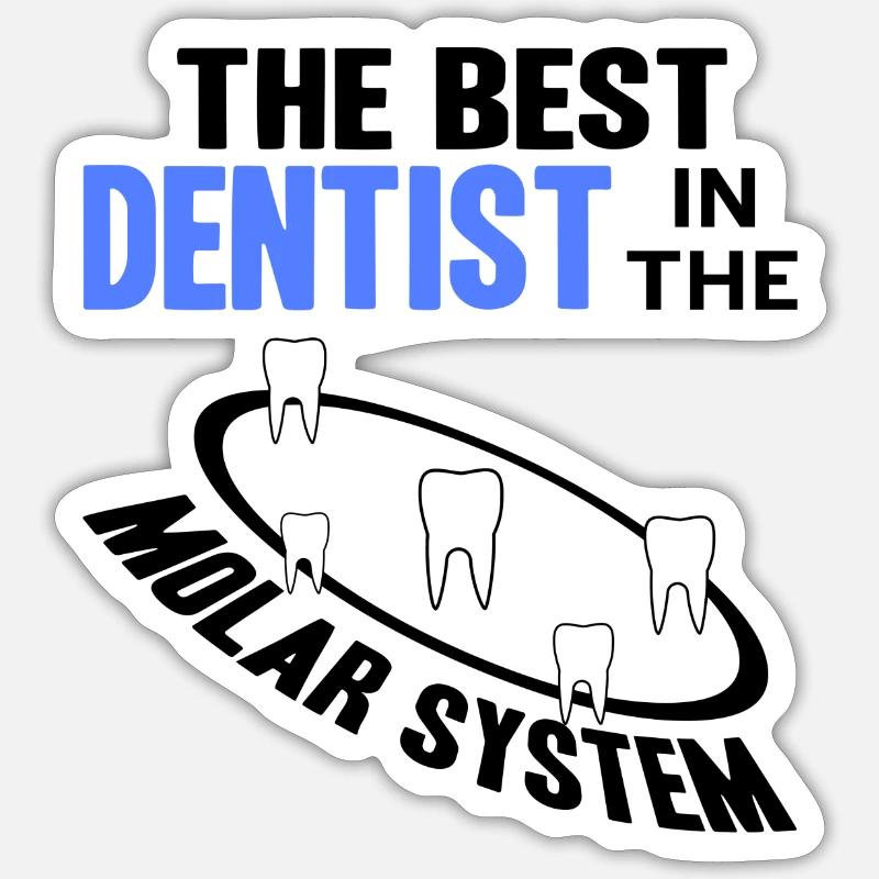 dentist Sticker size S (10 x 10 cm)