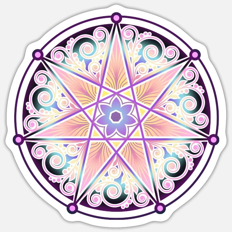 Fée Fée Étoile, Elfenstern Sticker taille S (10 x 10 cm)