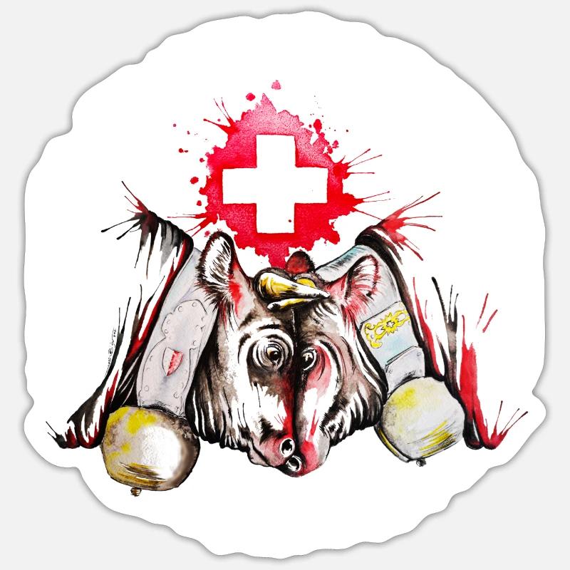 Sticker Größe S (10 x 10 cm) - 