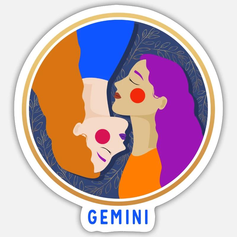 Gemini Sticker size S (10 x 10 cm)
