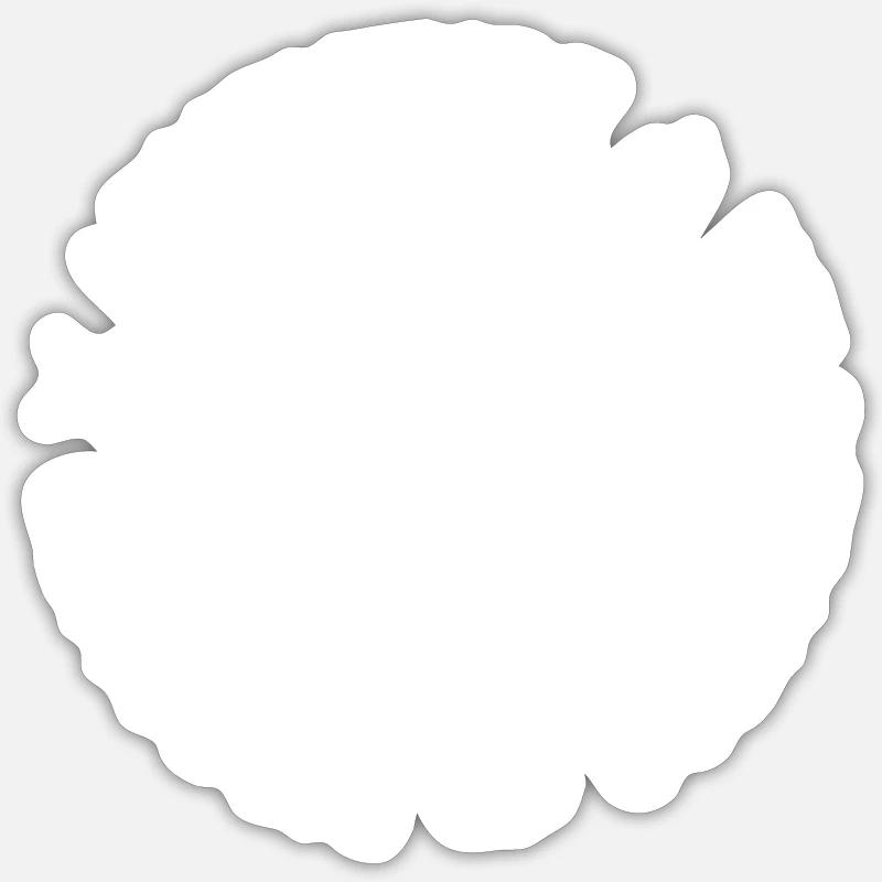 Abenteuer - Sticker Größe S (10 x 10 cm) - Mattweiß