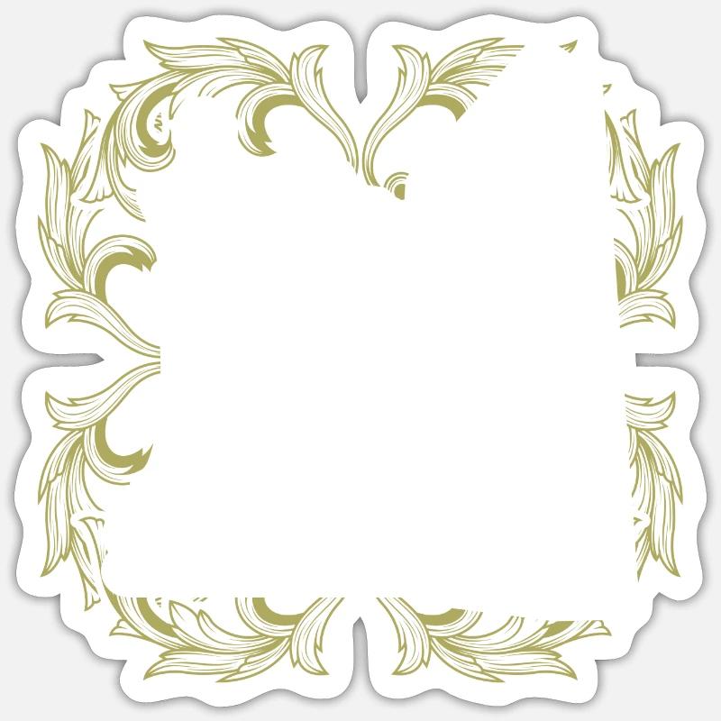Jeu d’échecs Roi Dame - Sticker taille S (10 x 10 cm) - blanc mat
