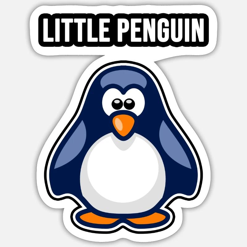 Little Penguin Sticker size S (10 x 10 cm)