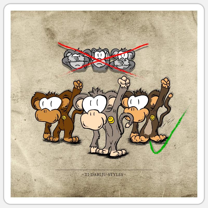 Sticker Größe S (10 x 10 cm) - 
