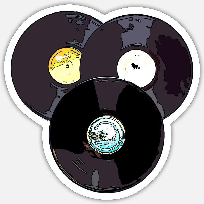 VINYL - Sticker Größe S (10 x 10 cm) - Mattweiß
