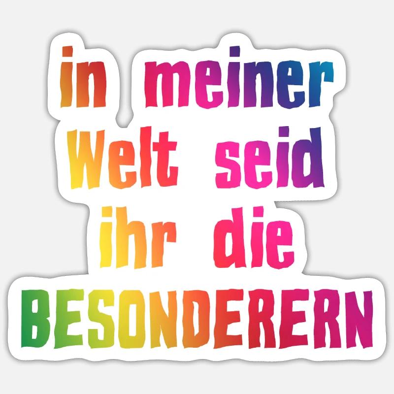 Sticker Größe S (10 x 10 cm) - 