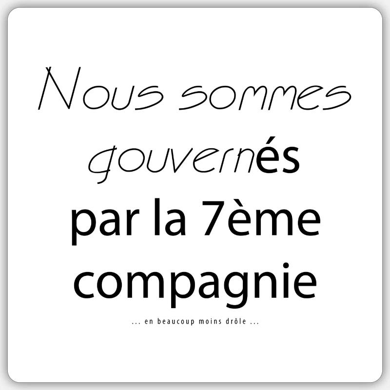 7ème compagnie Sticker taille S (10 x 10 cm)