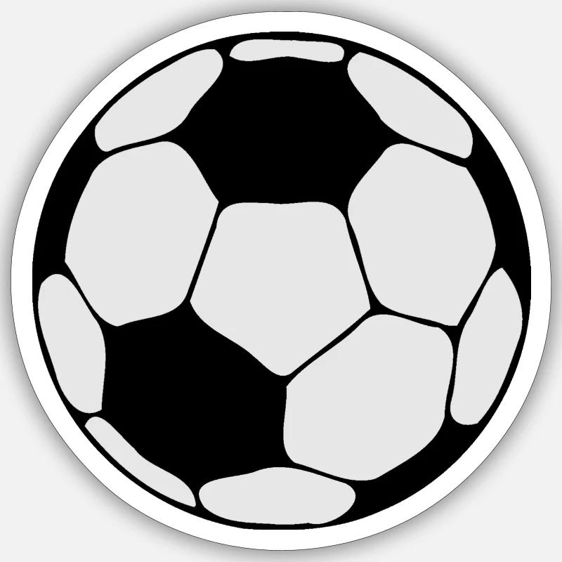 calcio Sticker formato S (10 x 10 cm)