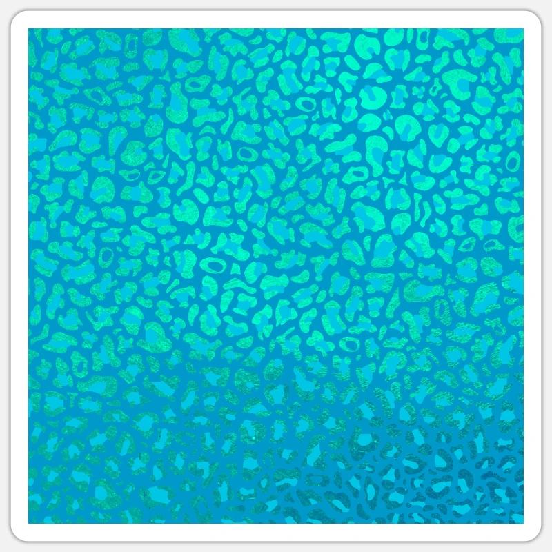 Modèle de léopard | Imprimé léopard | Animaux africains Sticker taille S (10 x 10 cm)