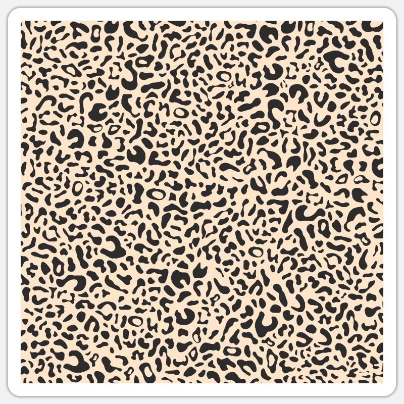 Leopard Pattern | Leopard Print | African Animal Sticker size S (10 x 10 cm)