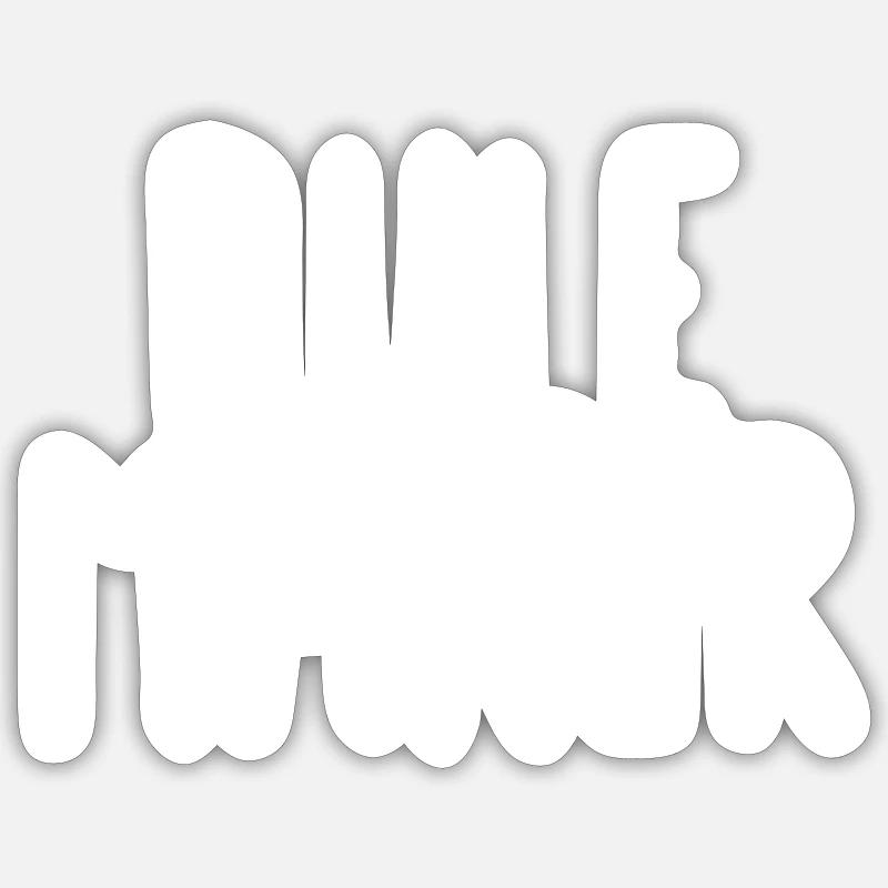 Rule maker - Sticker Größe S (10 x 10 cm) - Mattweiß