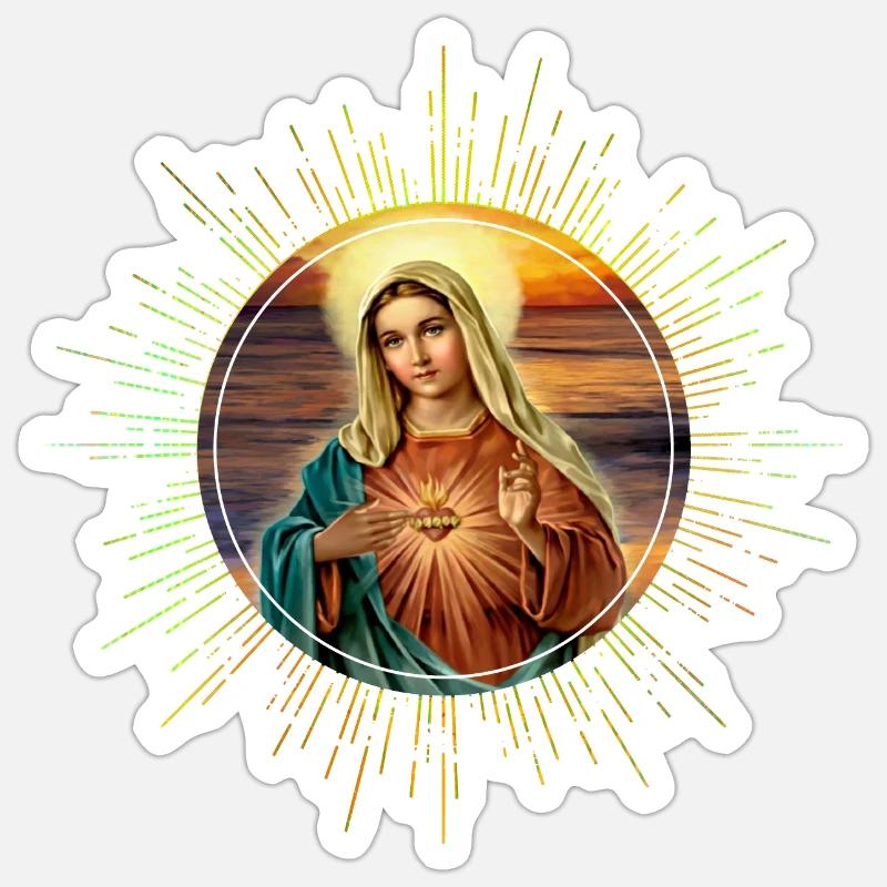 Maria Madonna Sticker size S (10 x 10 cm)