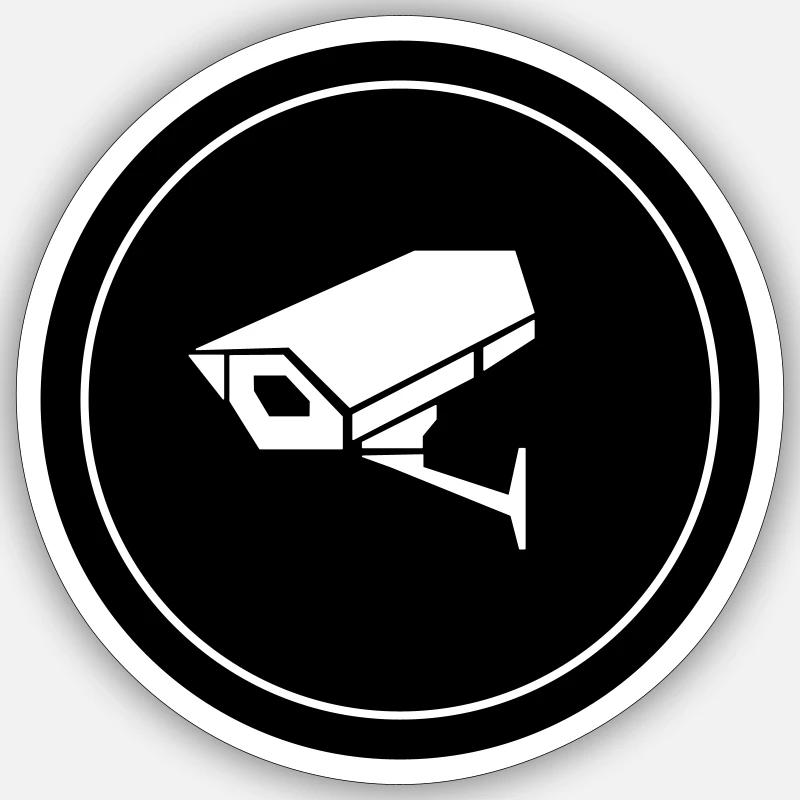 surveillance camera Sticker size S (10 x 10 cm)