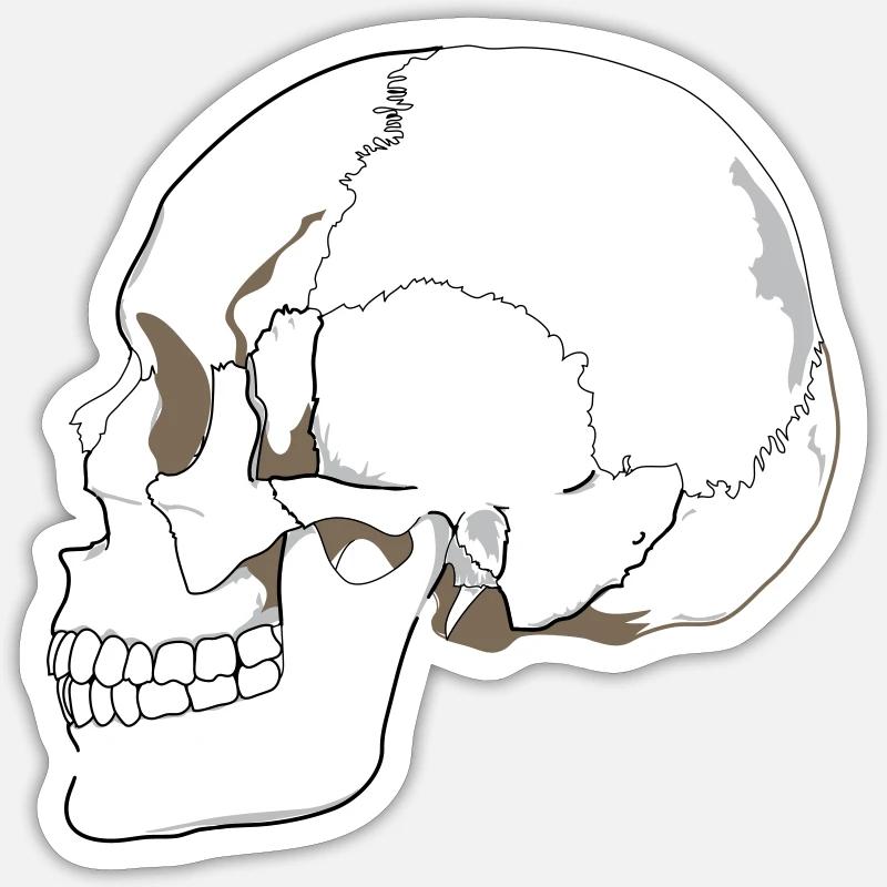 Skull Sticker Größe S (10 x 10 cm)