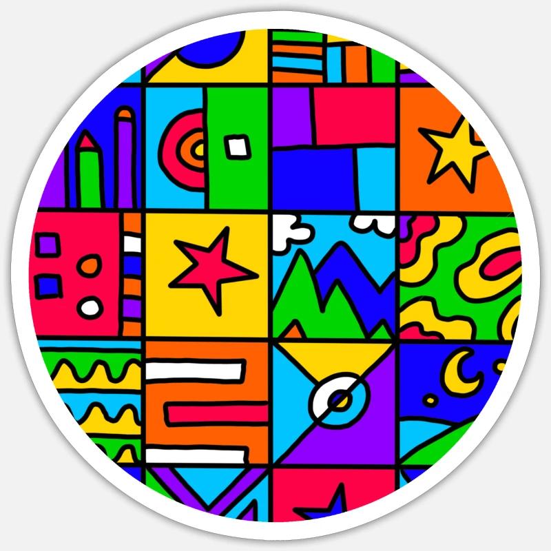 Sticker Größe S (10 x 10 cm) - 