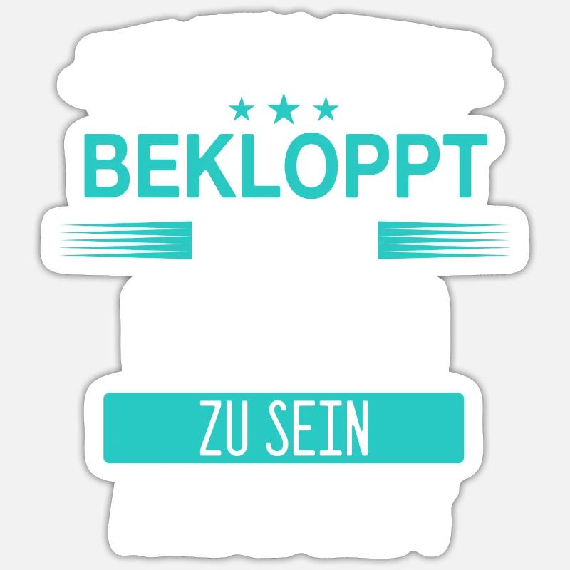 Bäcker Bäckerin Bäckerei Beruf Spruch Sticker Größe S (10 x 10 cm)