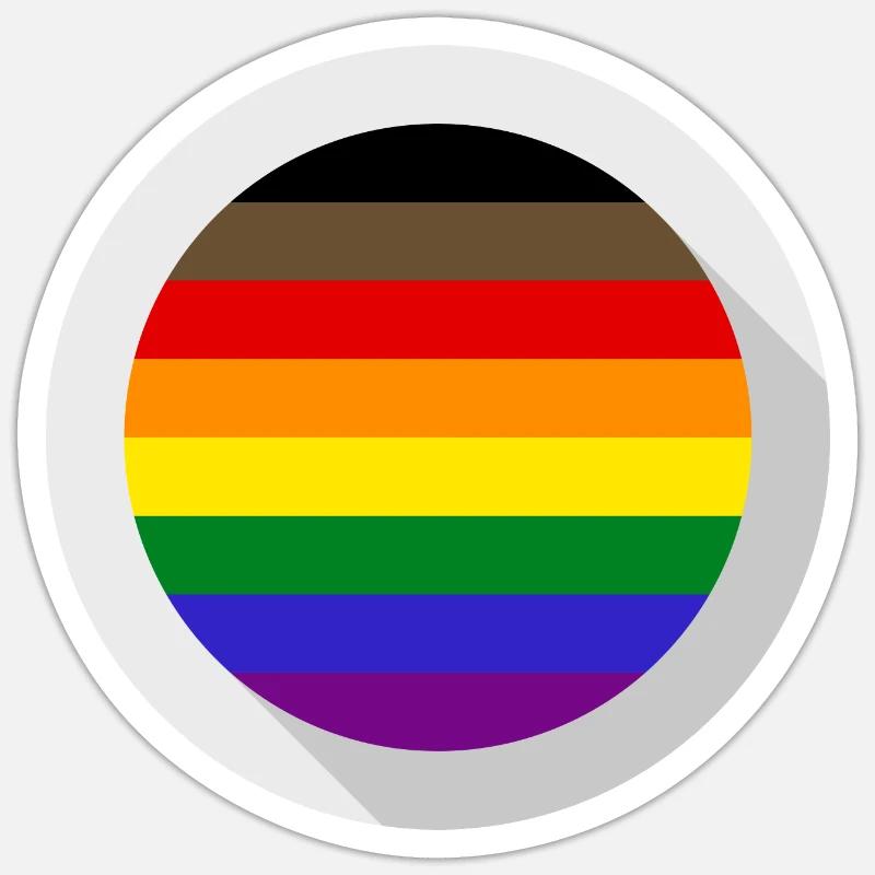 Pride Flag Sticker Größe S (10 x 10 cm)