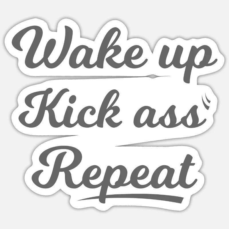 funny - Sticker size S (10 x 10 cm) - white matte