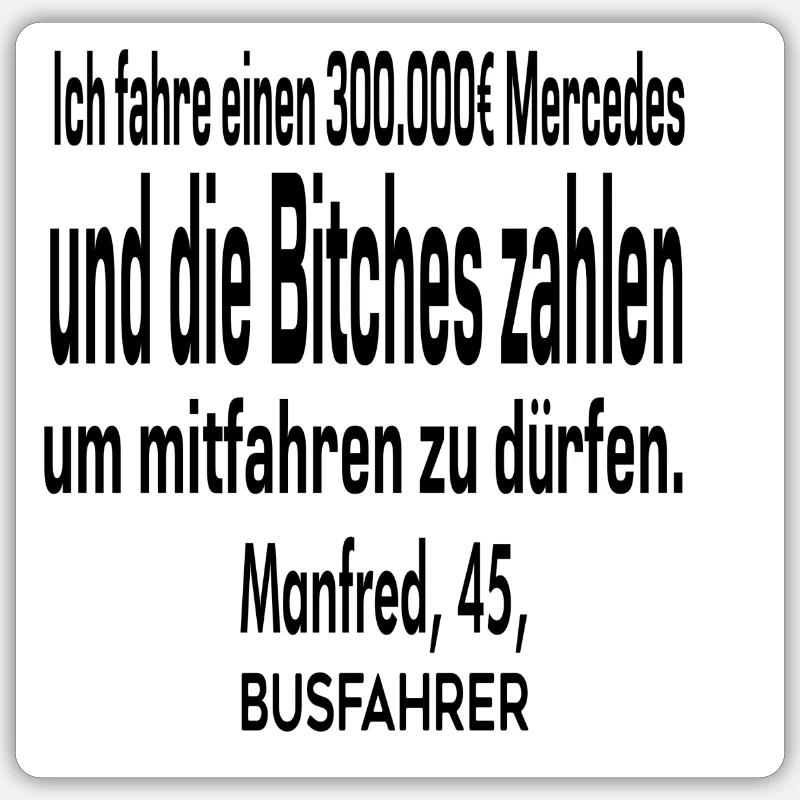 Sticker Größe S (10 x 10 cm) -