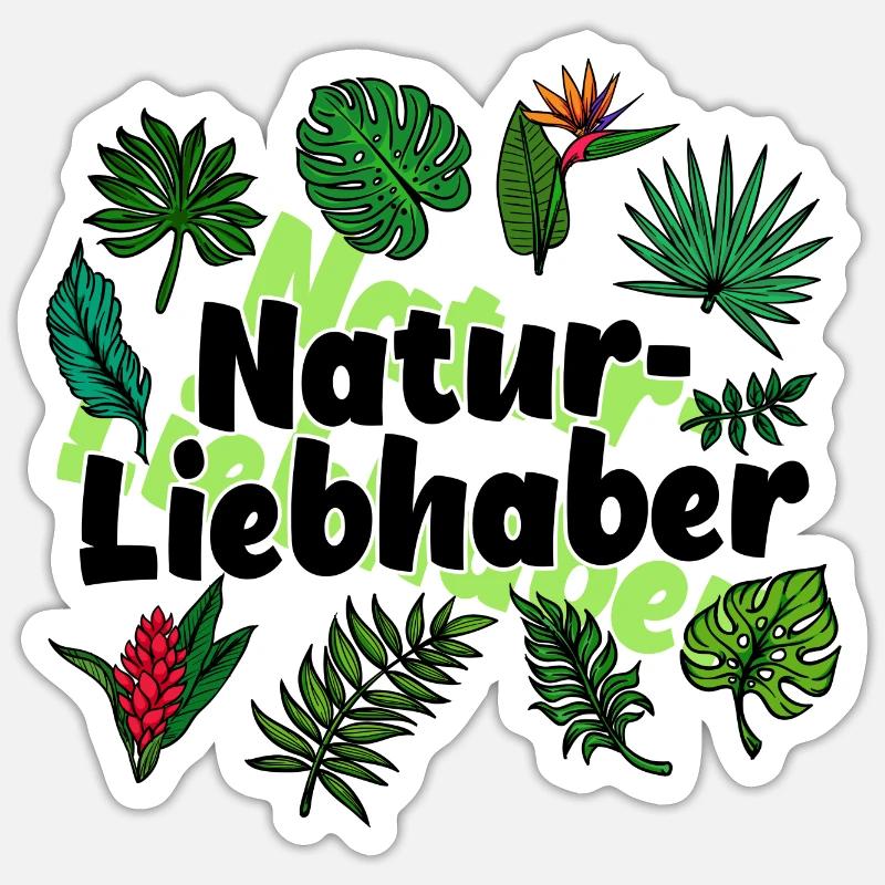 Statement Mutter Natur - Sticker Größe S (10 x 10 cm) - Mattweiß