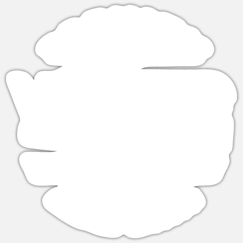 VINTAGE 1992 - Sticker taille S (10 x 10 cm) - blanc mat