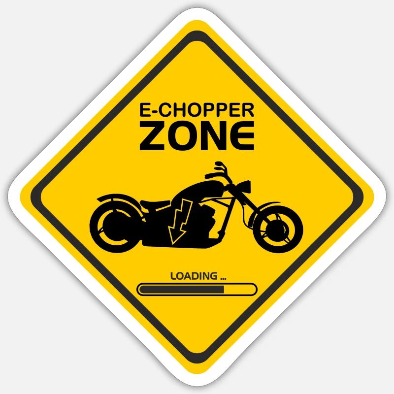 ZONA E-CHOPPER Sticker formato S (10 x 10 cm)