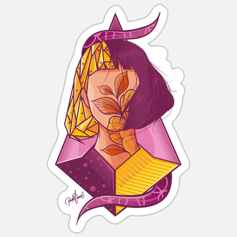 Spring - Sticker size S (10 x 10 cm) - white matte