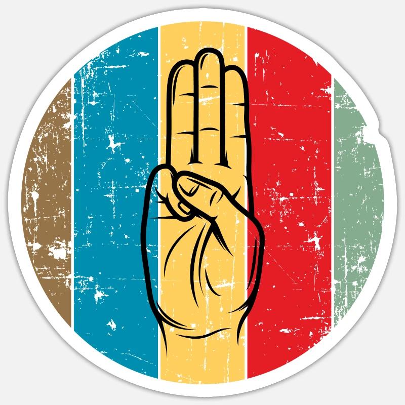 Sticker Größe S (10 x 10 cm) - 