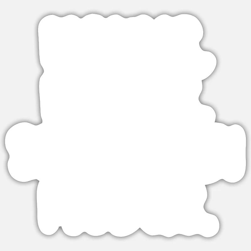 Hokus pokus sektchen modus - Sticker Größe S (10 x 10 cm) - Mattweiß