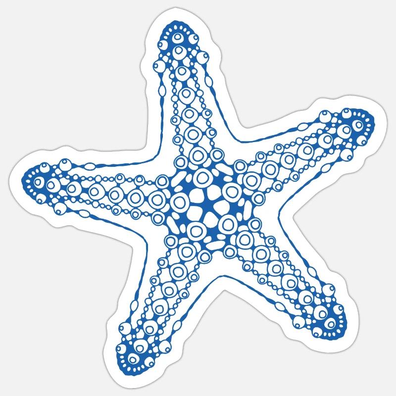 Starfish Sticker size S (10 x 10 cm)