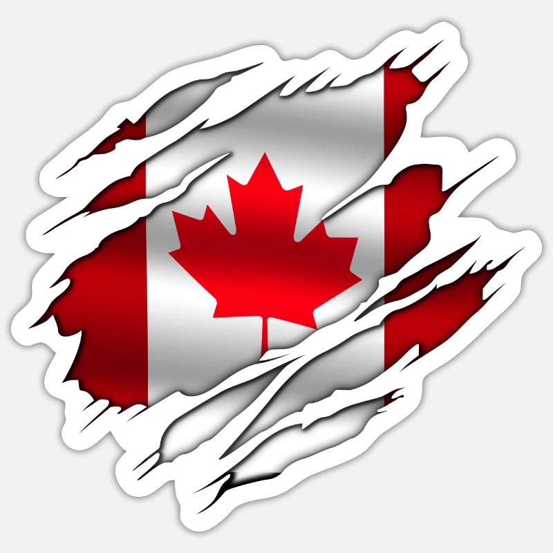 Canada - Sticker size S (10 x 10 cm) - white matte