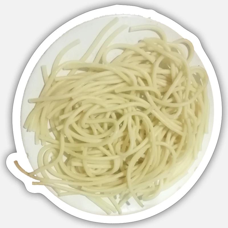 Spaghetti-Teller Sticker Größe S (10 x 10 cm)