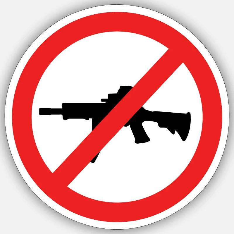 Peace - No War - Peace Movement - Sticker size S (10 x 10 cm) - white matte