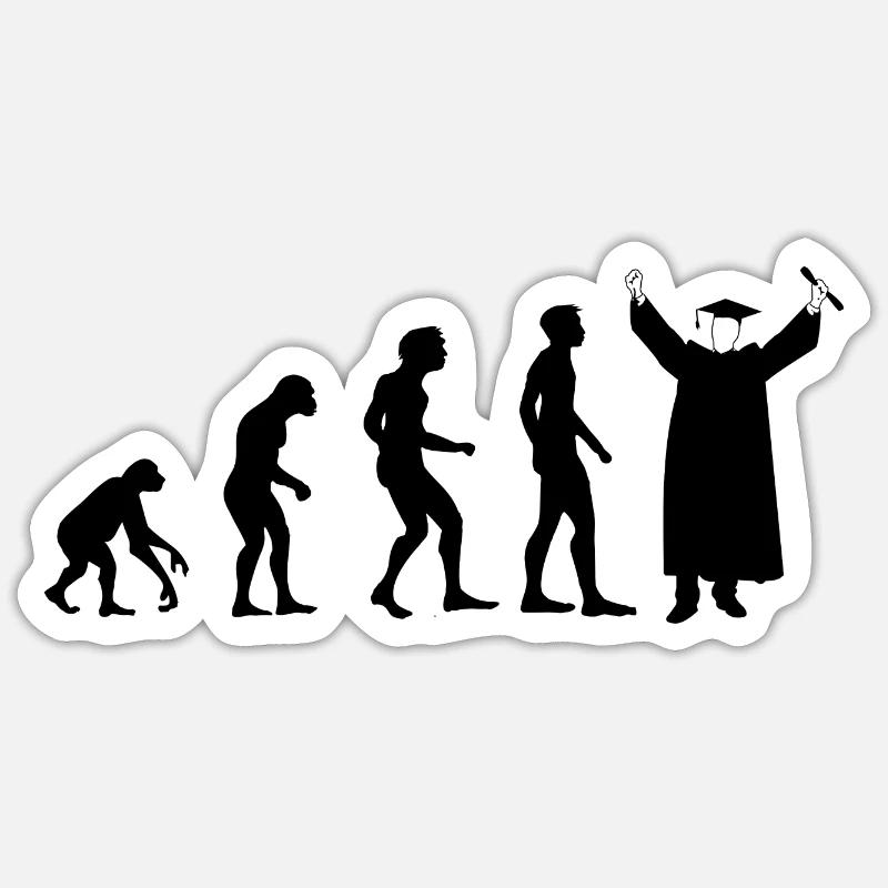 Fin de l’évolution Sticker taille S (10 x 10 cm)