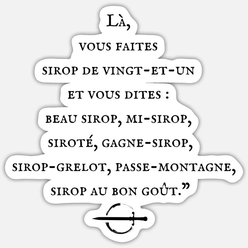 Sticker size S (10 x 10 cm) - 