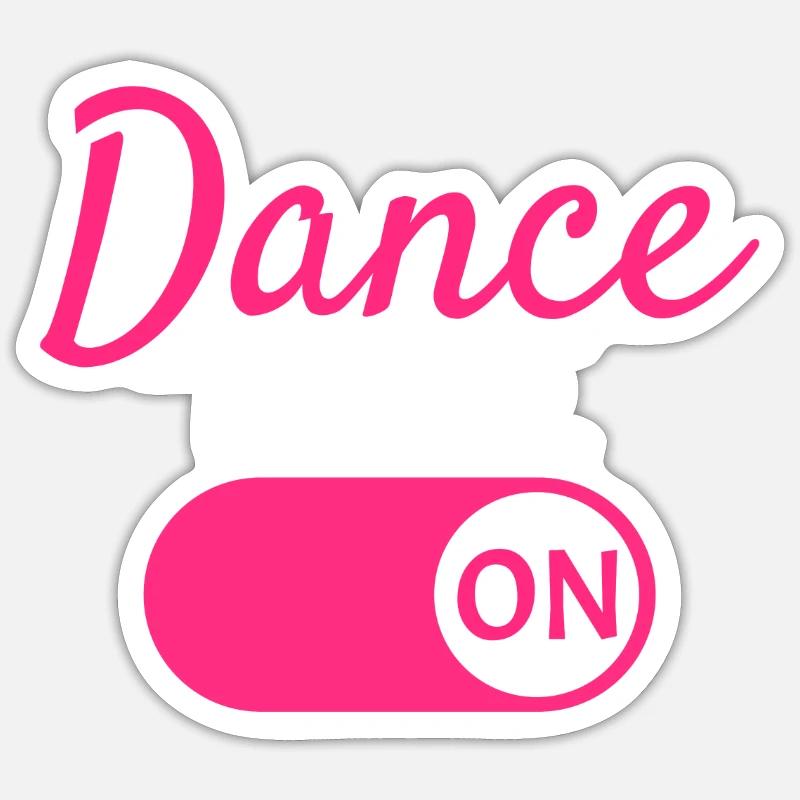 Rhythm Dancing Dance Sticker size S (10 x 10 cm)
