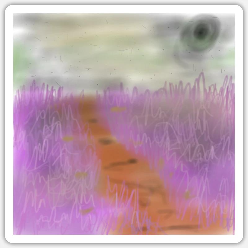 Grass Meadow Sticker size S (10 x 10 cm)