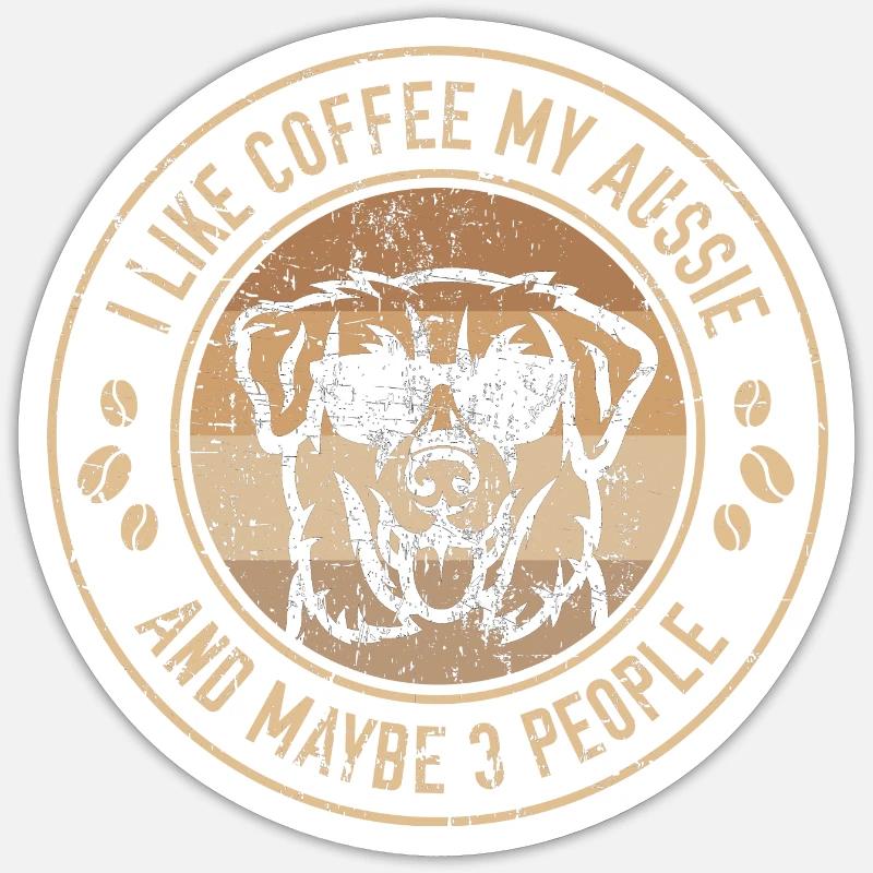 Café AUSSIE Sticker taille S (10 x 10 cm)