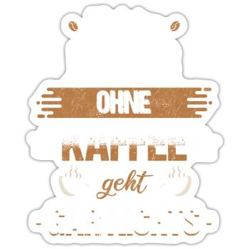 Friseur Friseurin Frisör Arbeit Beruf Spruch - Sticker Größe S (10 x 10 cm) - Mattweiß - Vorne