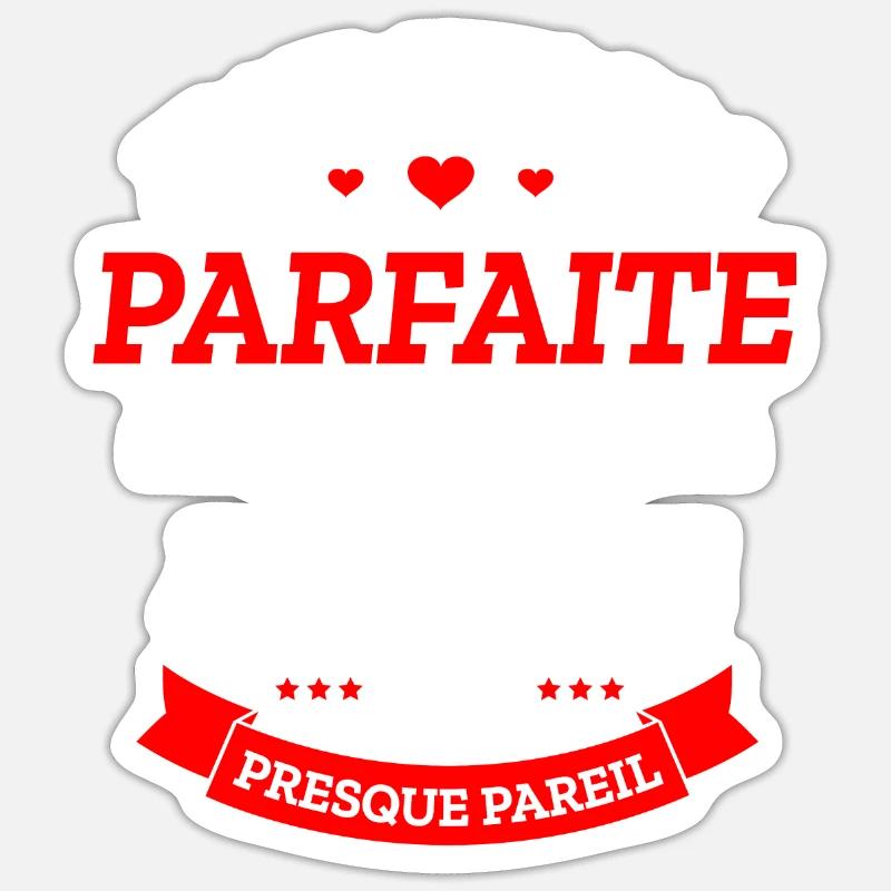ARCHIVISTE PARFAITE - Sticker taille S (10 x 10 cm) - blanc mat