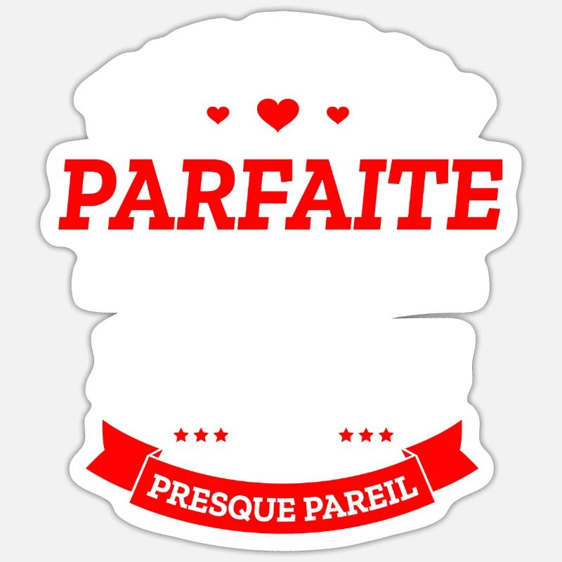 ÉPICIÈRE PARFAITE - Sticker taille S (10 x 10 cm) - blanc mat